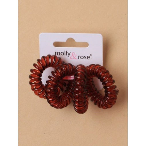 Picture of COIL BOBBLES SMALL BROWN X4